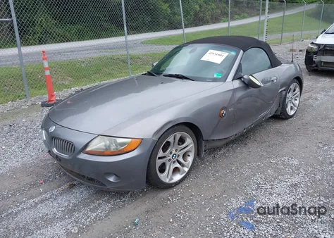 2003 BMW Z4 3.0I из США, поврежденный, VIN 4USBT53433LU00689